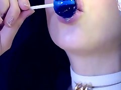 Celestial Glitter OilLollipop Oral Tease & more hand job hot Dildo Cum