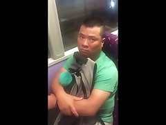 a big cock man seduced a beutey momyang guy on a bus