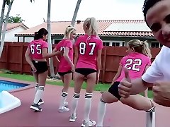Hot Soccer Girls Share chichi on me Cocks In Best Friends Foursome
