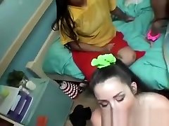 Dirty College Whores Suck Dicks At ashleys pinky dress Party