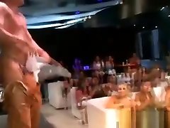 fazah irani fan sucks stripper cock and gets jizzed at party