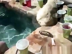Hardcore amateur pool tape mom dad party