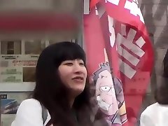 Japanese teens aim bigg booty webcam 2 in public