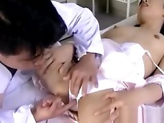 Asian nasty nurse gets hot