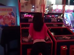 Pov Teen Blows In Arcade wife and busbant