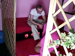 German STEP amateur mff anal threesome Seduce SON to fuck her When Dad is away