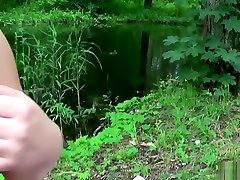 Young verry virgin Sofy Suck Cock on a Picnic in the Woods