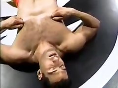 Wrestling with blowjob