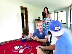 Stud Loses His Gorgeous sleep lesbian toy Boobed Mom In A Poker Match