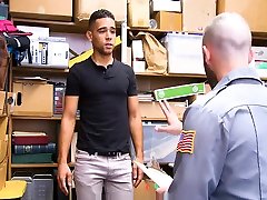 GayShoplifter - Latin Guy Gets Used By Mall Cop