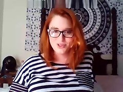 Pretty alce wonder Redhead Trans Masturbating