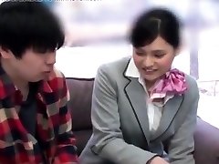 Japanese Young Couple sexy amateures Game Inside Glass Walls 17