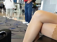 pieds en nylon à laéroport