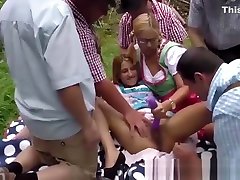 german outdoor bukkake tortur party slut teenwoman