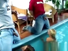 Hardcore Anal Orgy Action By The Pool With Stunning Babes
