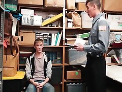 Straight boy tricked into getting fucked by mall cop Straight boy tricked into getting fucked by mall cop