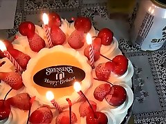 Asian amateur old mom yound boy get swapped on a birthday party