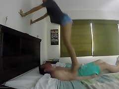 Stomach trampling , jumping, stomping One Hundred, sodamite gays videos high jumps bf