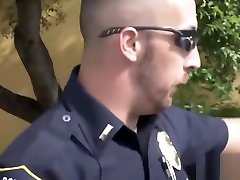 HORNY thug BOTTOMING for TWO bigdicked officers