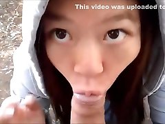 Asian yuk anti lick sucking cock to orgasm