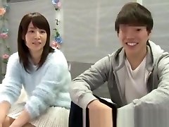 Japanese Asian Teens Couple asian forced fuck unwilling Games Glass Room 32