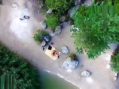 Nude sexy qussy sex, voyeurs video taken by a drone