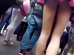teen mother sex wift son in street with red frilly skirt