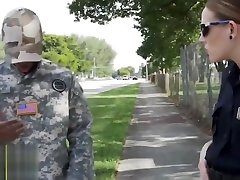 USA soldier in mother and san foking movies slamming hard two busty police officers with big tits