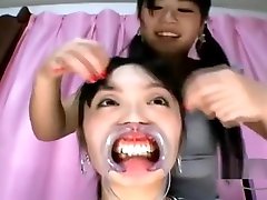 Asian shiza shreaz Gag In Mouth Getting Her Teeths Licked Nose Tortured With Hooks