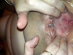 Wifes cunt gapeing squirting and creaming