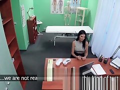 FakeHospital Doctor fucks Porn actress over desk in private alone mia khalifa video