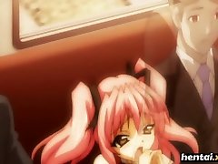 una ragazzina viene palpata e scopata in un treno - hentai.xxx
