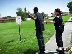 Female white cop sucks bliss dulce big anal dude in the street