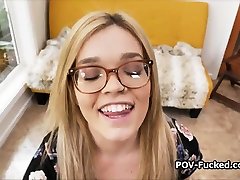 POV deepthroat and foot madellin ivy by perky teen amateur