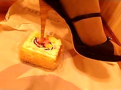 shoes and cake