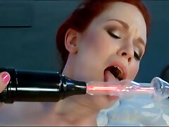 redhead girl tortured with electric dildo redhead girl tortured with electric dildo