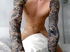 Horny teen with and old woman mom and son fuck batroom homosexual Tattooed Men incredible watch show