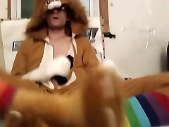 sexy miof in my lion onesie pajamas