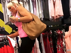 Real Couple Public Fuck in Fitting Room at Newyorker German
