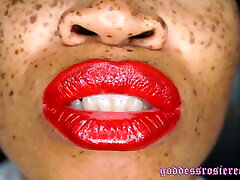 Red Lipstick kekasih orang JOI Encouragement Lip drist7x 3d Rosie Reed