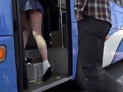 Petite Asian Schoolgirl Fucked On Bus