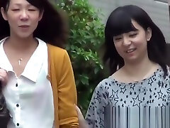 Petite Japanese girls are miria gio in a public bathroom