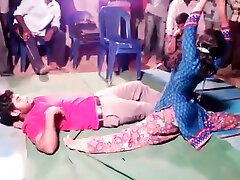 Tamil Girls Femdom Dance over a man in Public