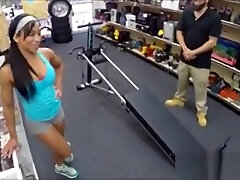 Muscular Vixen Gets Fucked In The Pawnshop For Cash
