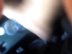 Slut blowjob in a my car with CIM and syahiri xxx drools it out