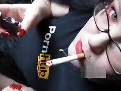 Blowjob For sex of film star with Smoking and Lipstick!