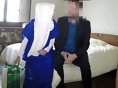 Arab groop rep sex Gets Shaved Pussy Stuffed In Hotel Room