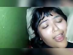 Wet lesbian young boob play cums on cock