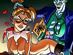 Joker firstimer sex vedio Harley Quinn hentai parody