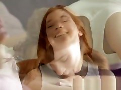 Redhead Step Mom And Teen Step Daughter Get both the giy With Cock